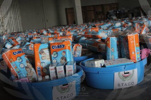 Non-food aids (cleaning materials)